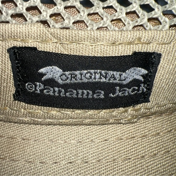 Panama Jack Original Safari Hat Size L Canvas Tan Beige - Picture 4 of 8